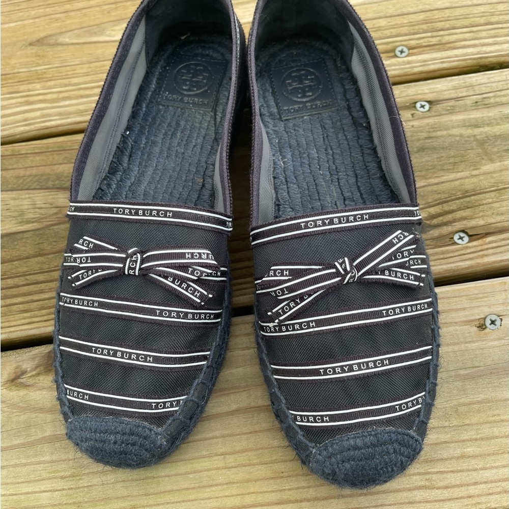 Tory burch shoes espadrille slides sandal flats
